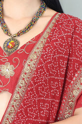 Bollywood Designer Bandhani Saree